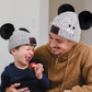 Mickey Mouse Black Speckled Double Pom Beanie - Love Your Melon x Disney