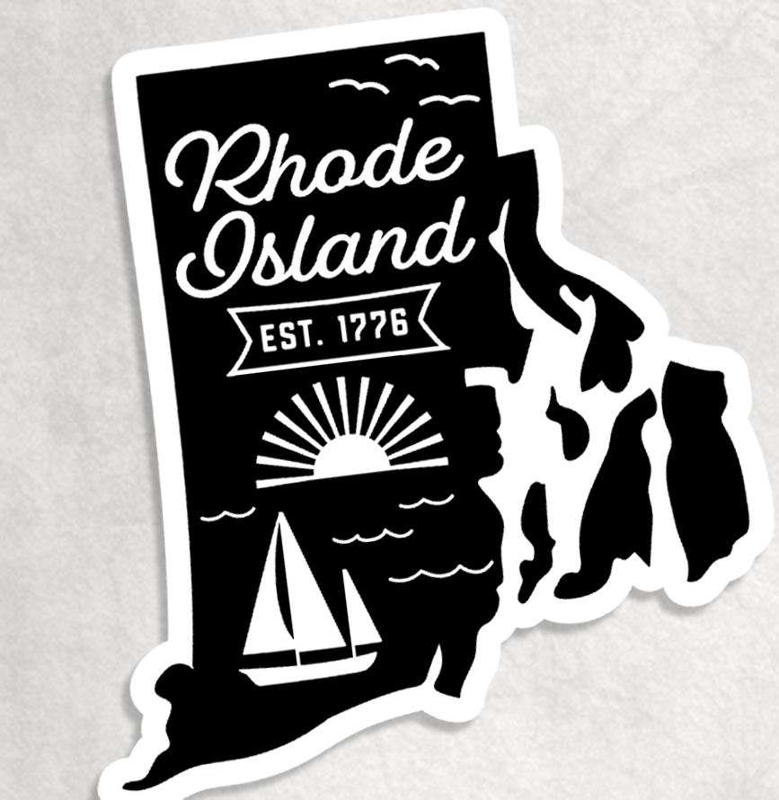 Rhode Island Icon Sticker