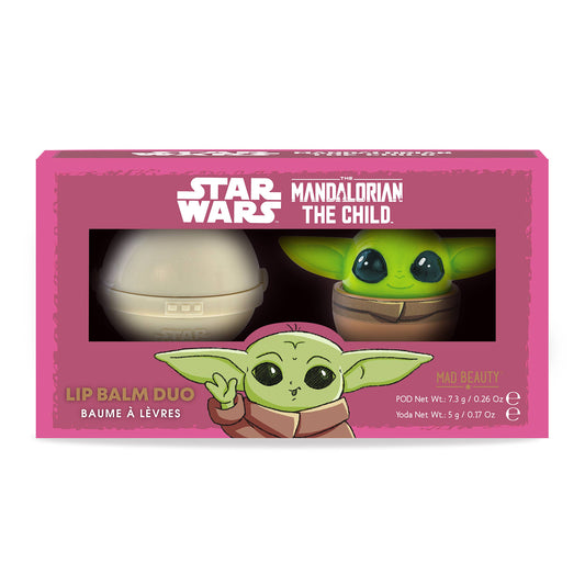 Star Wars Mandalorian Grogu Lip Balm Duo Set - Mad Beauty x Disney