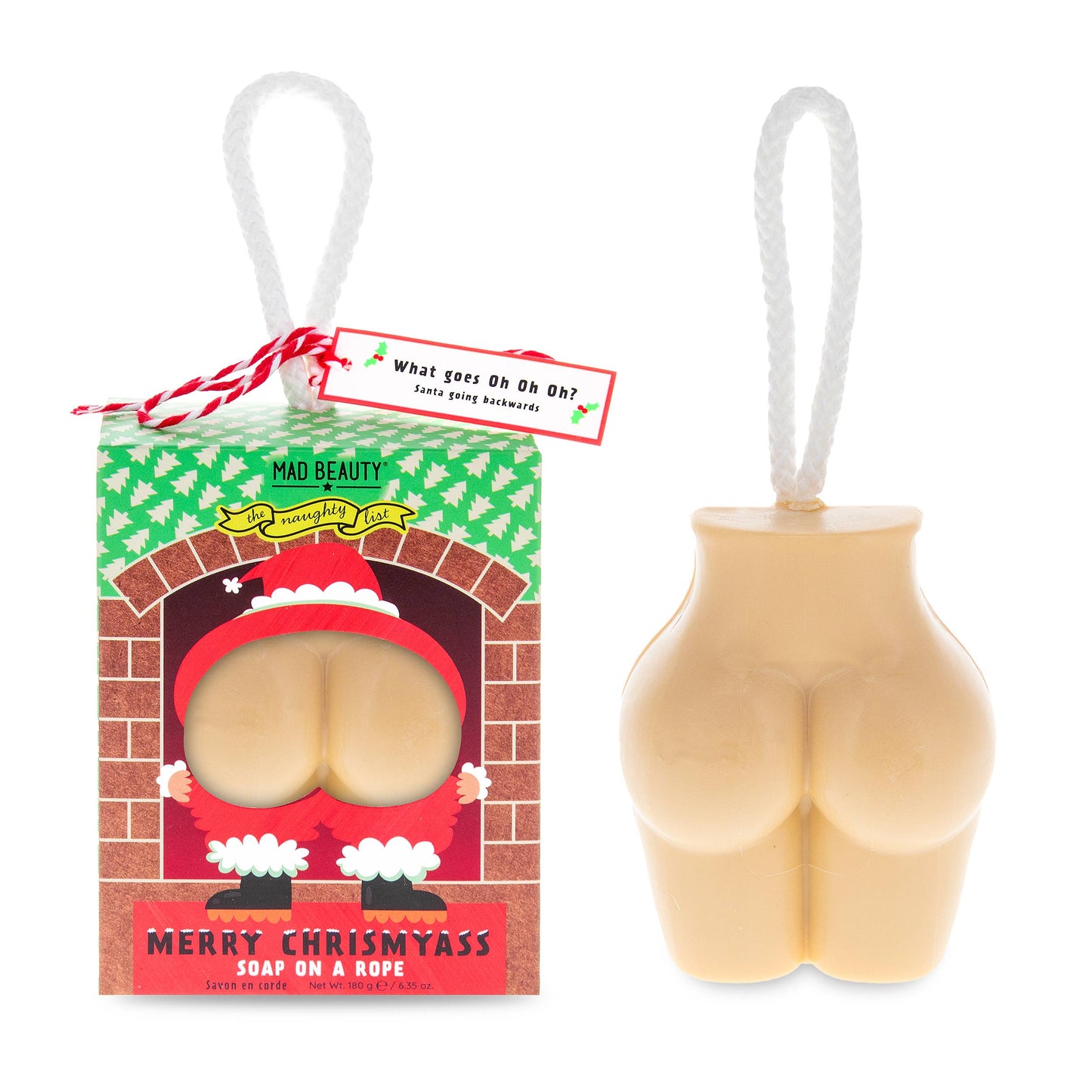 Merry Chrismass Soap on a Rope - Mad Beauty Naughty List