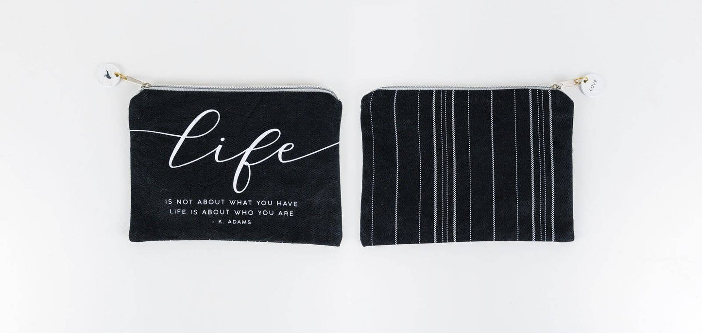 Life Canvas Clutch