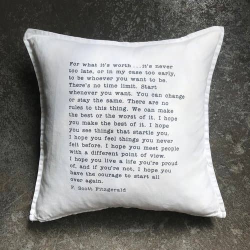 F. Scott FitzGerald - Pillow