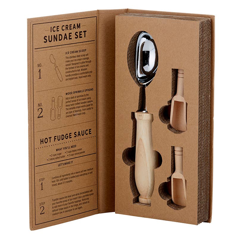 Cardboard Book Set - Ice Cream Scoop