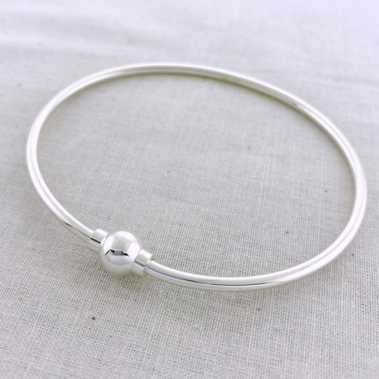 Sterling Silver Cape Cod Single Ball Bracelet