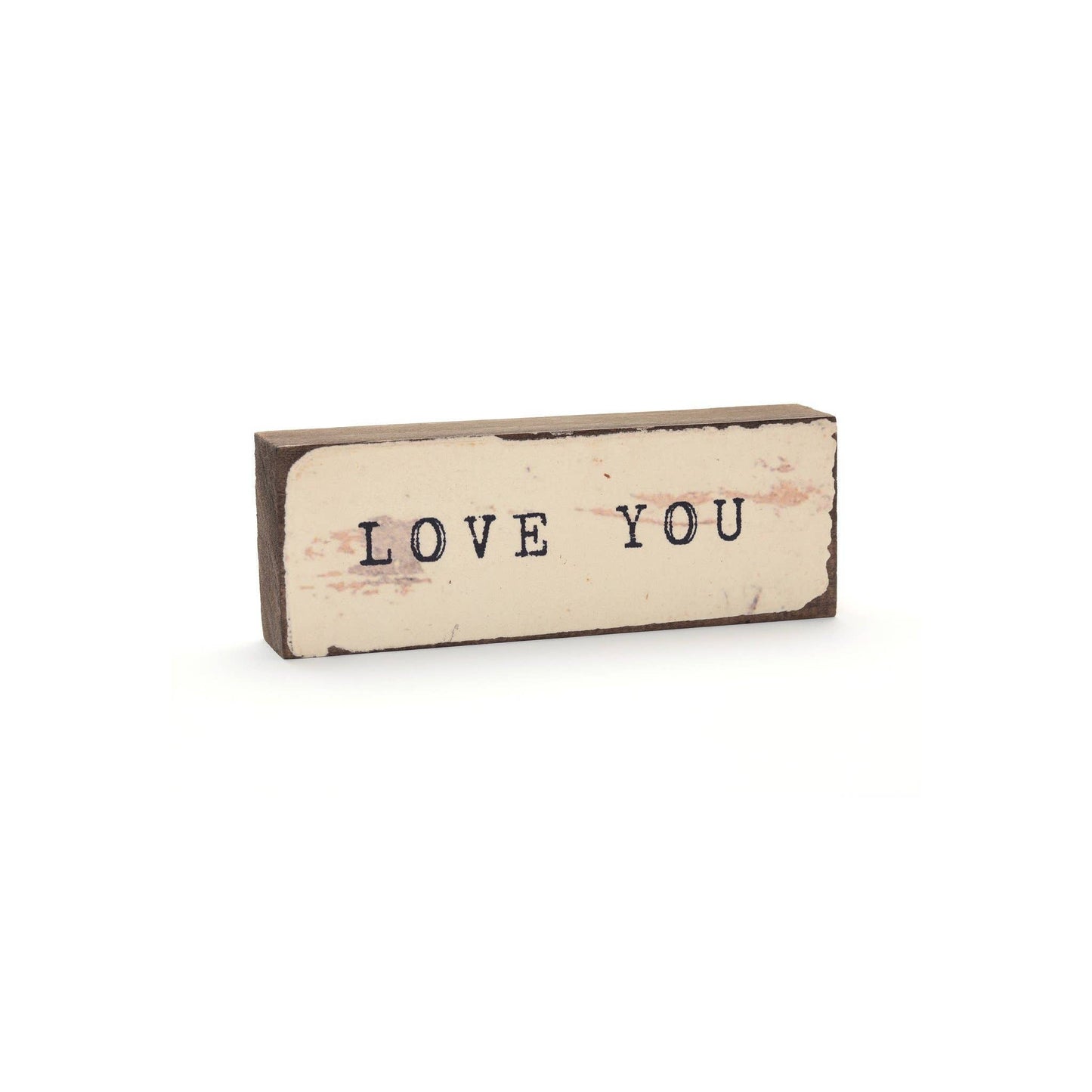 Love You - White Small Timber Bit