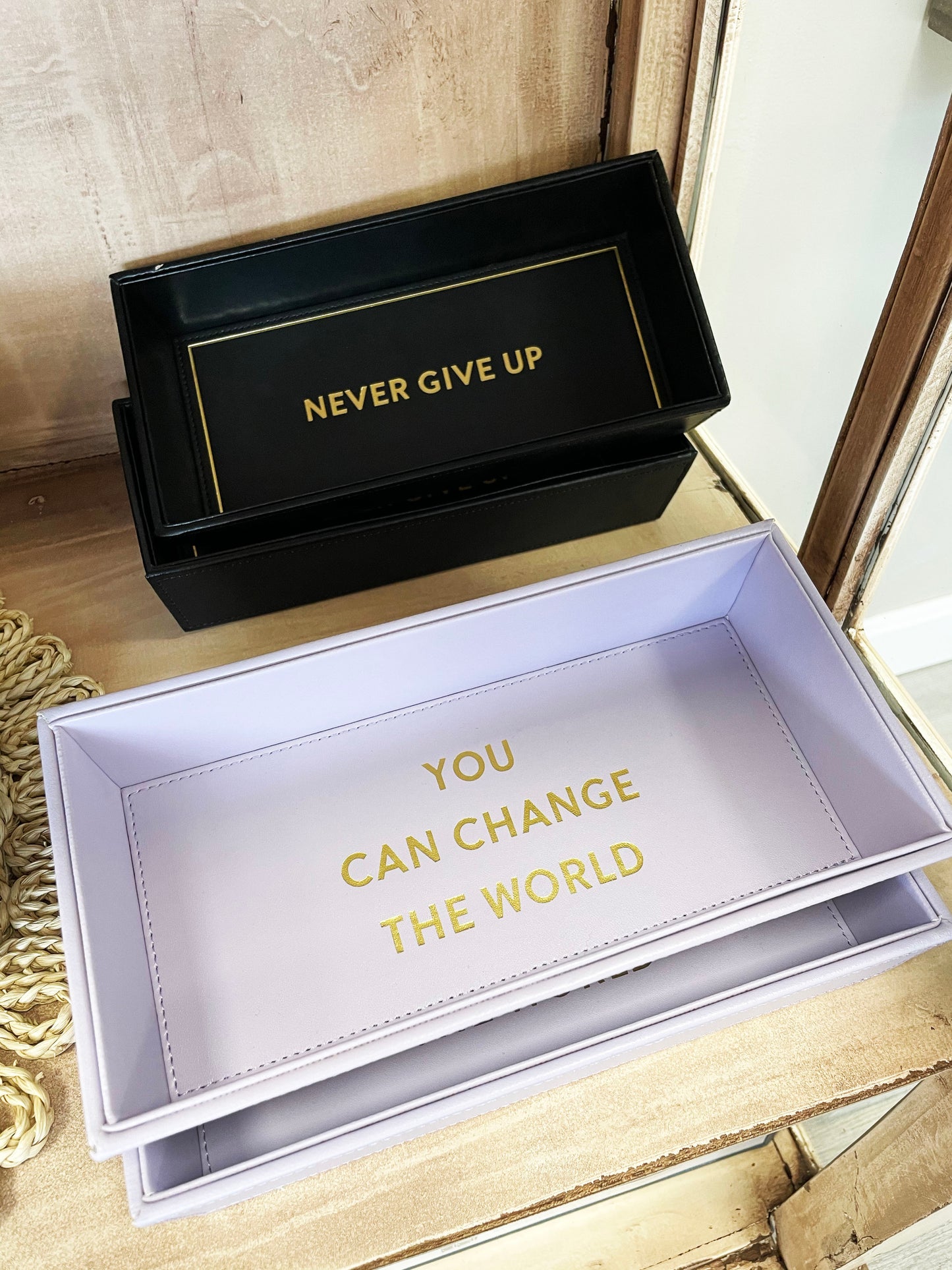 You Change The World Tabletop Holder