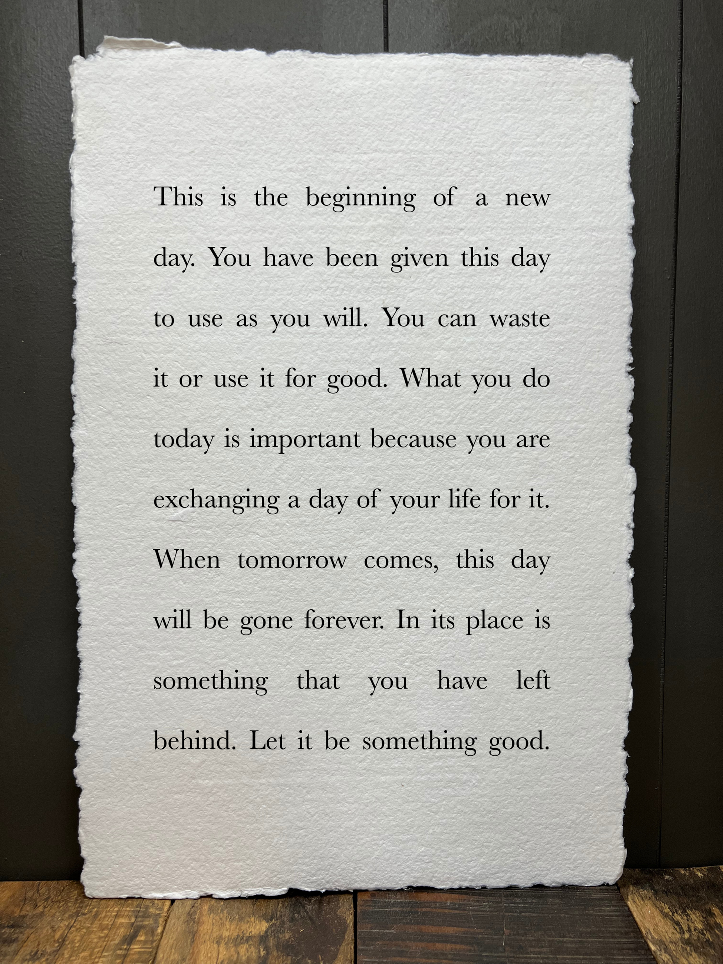 This Is the Beginning of a New Day | Paper Print