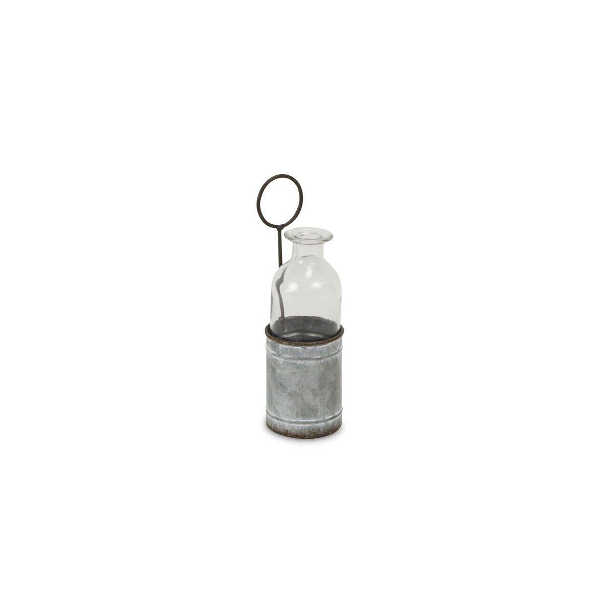 Single Slot Galvanized Metal Jar Holder