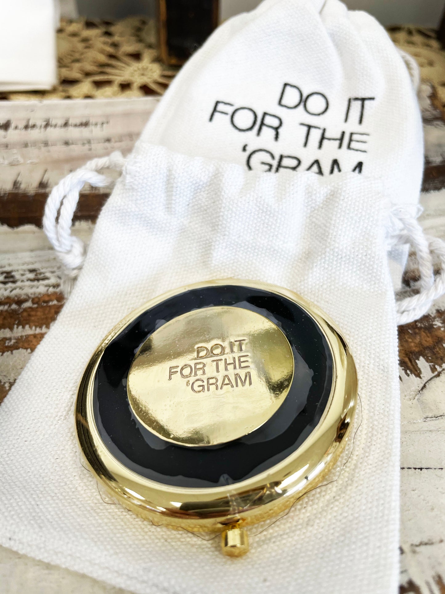 Do It For the Gram Compact Mirror