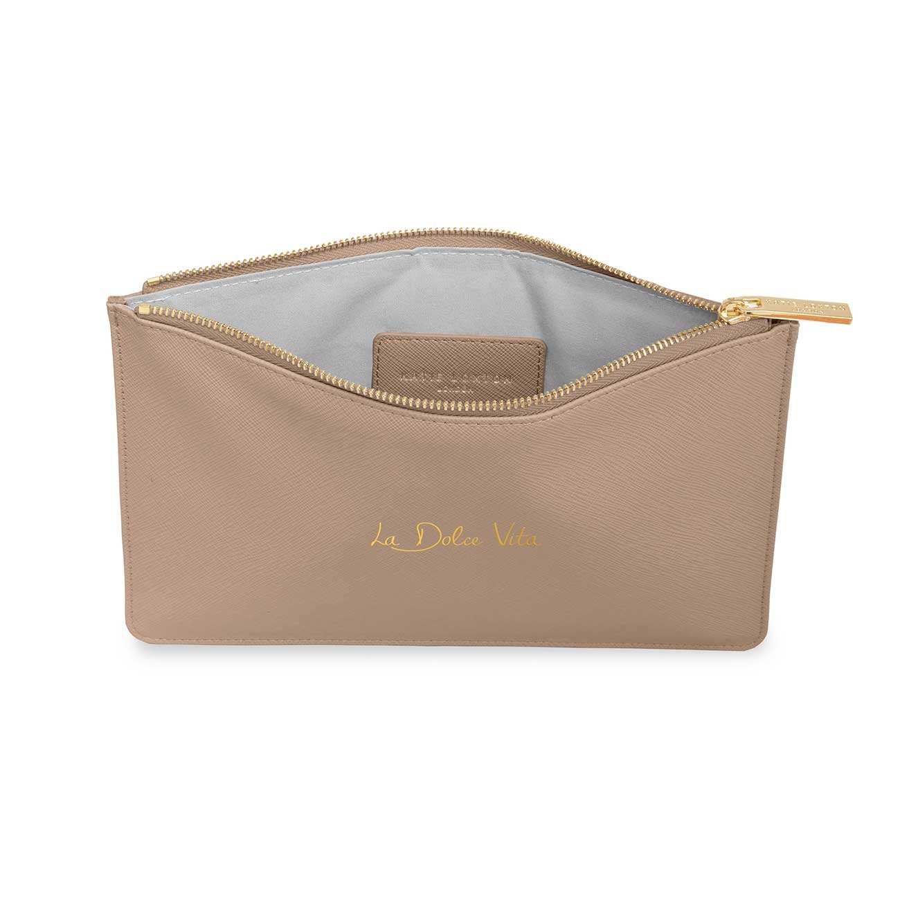 PERFECT POUCH - ITALIAN | LA DOLCE VITA | CARAMEL