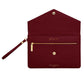 ESME ENVELOPE CLUTCH | FOLLOW YOUR HEART | BURGUNDY