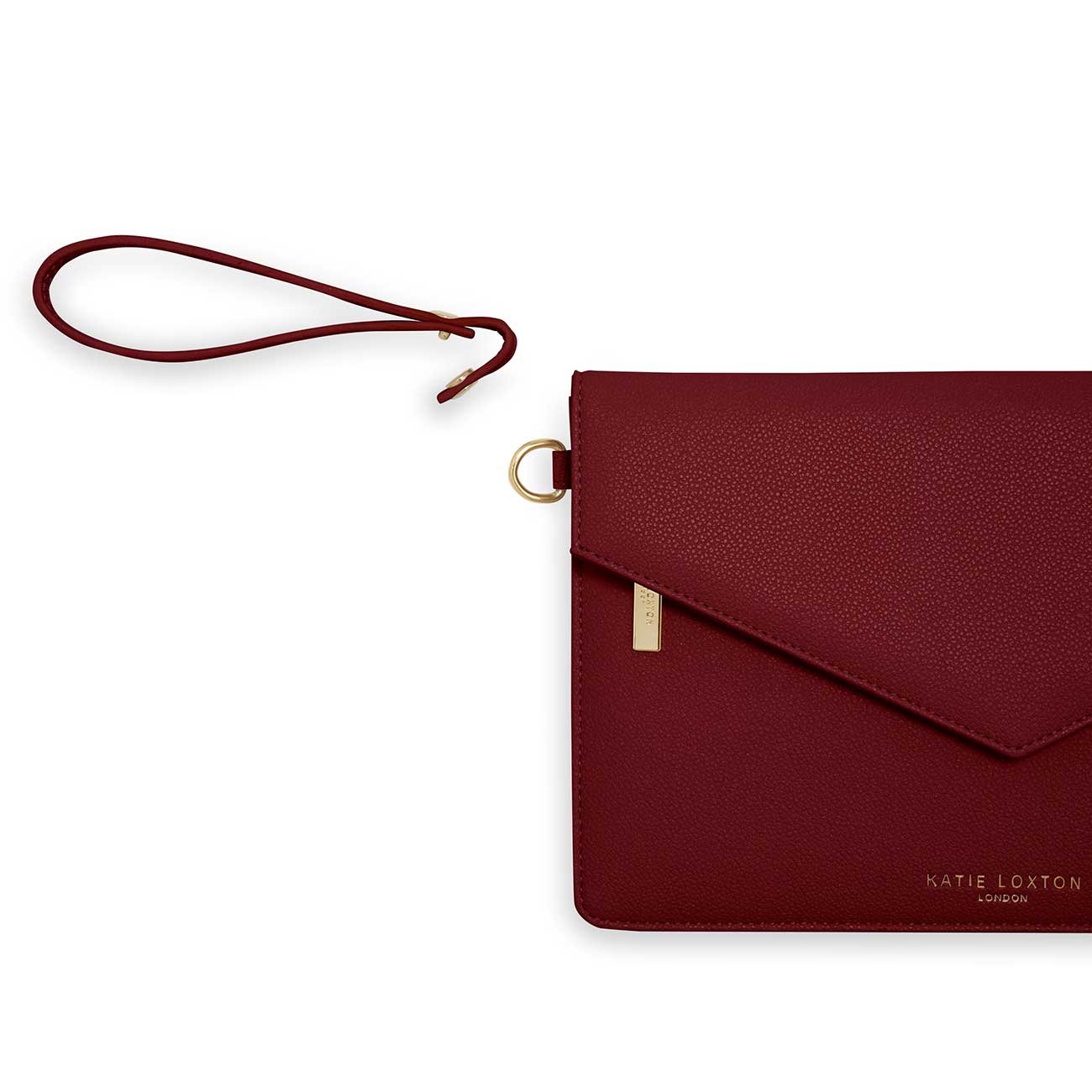 ESME ENVELOPE CLUTCH | FOLLOW YOUR HEART | BURGUNDY