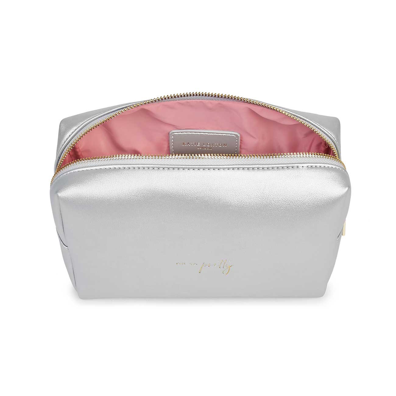 COLOR POP WASH BAG | OH SO PRETTY | SILVER