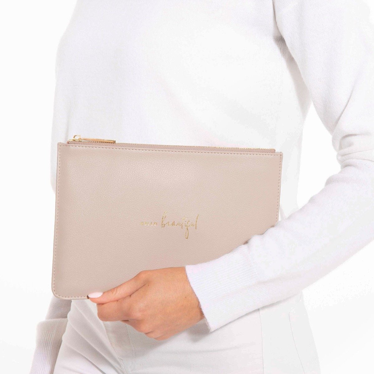 PERFECT POUCH | HELLO BEAUTIFUL | DUSTY PINK