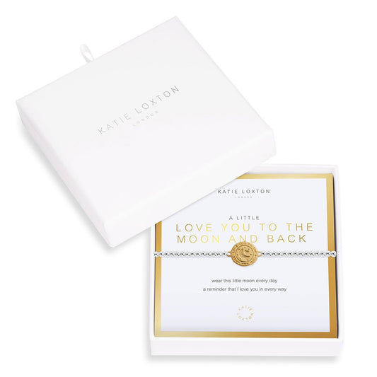 BEAUTIFULLY BOXED A LITTLE LOVE YOU TO THE MOON AND BACK BRACELET