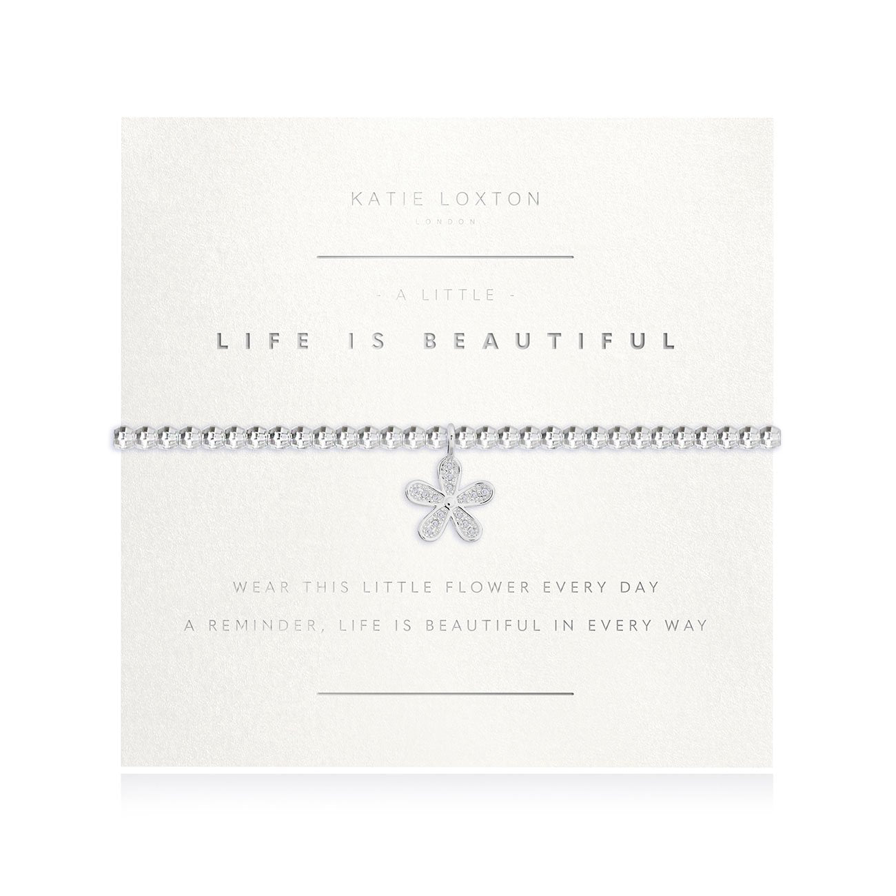 A LITTLE LIFE IS BEAUTIFUL FACETED BRACELET