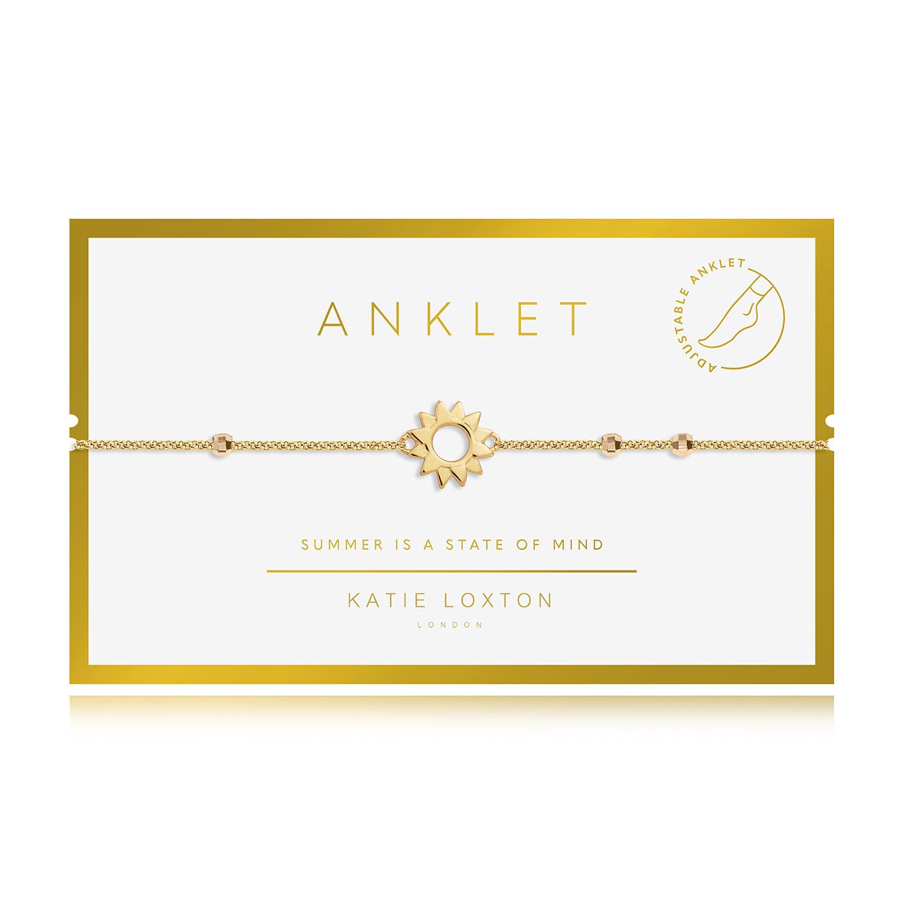 GOLD SUN ANKLET