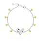 SILVER HEART ANKLET