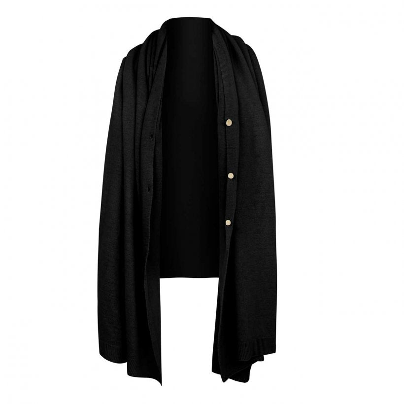 EVE MULTI WAY PONCHO | BLACK