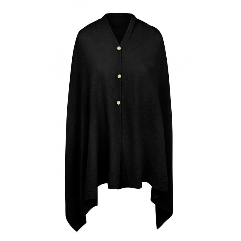 EVE MULTI WAY PONCHO | BLACK